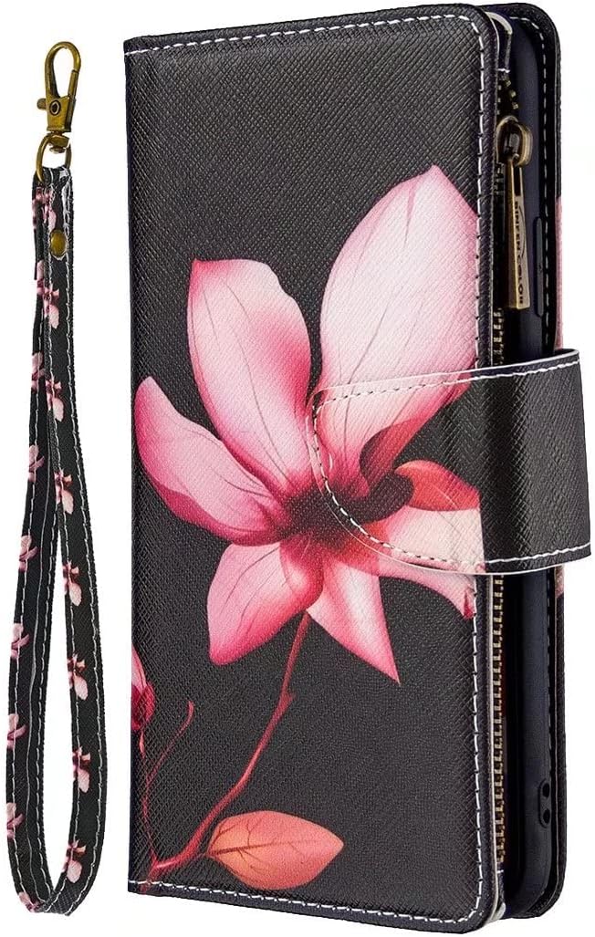 Rnrieyta Miagon - Funda Tipo Cartera Clásica Para Xiaomi Redmi 12 4G, Diseño Cuadrado De Piel Sintética Con Tapa Para Libros, Ranuras Para Tarjetas, Correa De Muñeca Con Función Atril, Protección