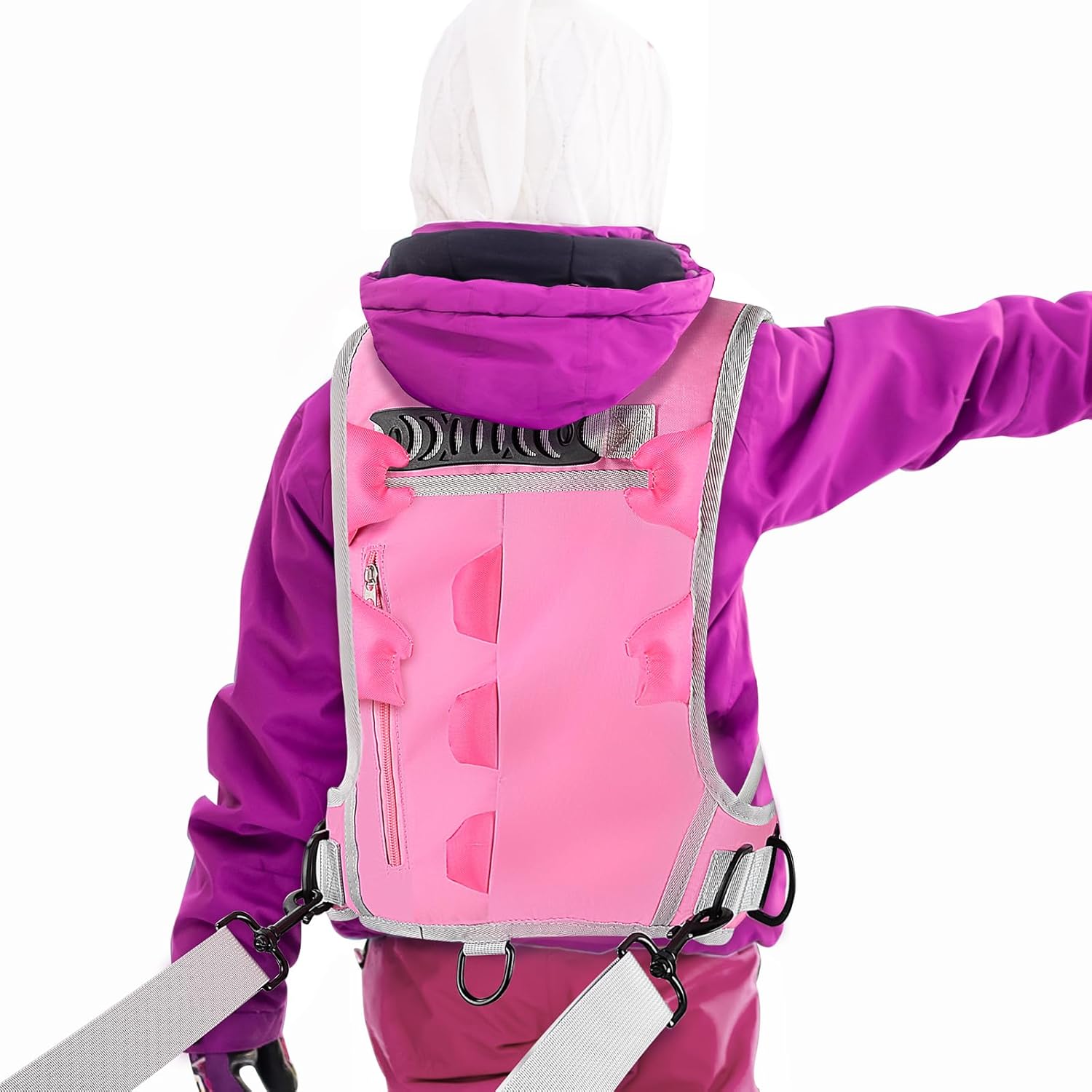 Hikeen Ski and Snowboard Harness Trainer for Kids wtih Dinosaur Shape Adjustable Leash Metal Buckle
