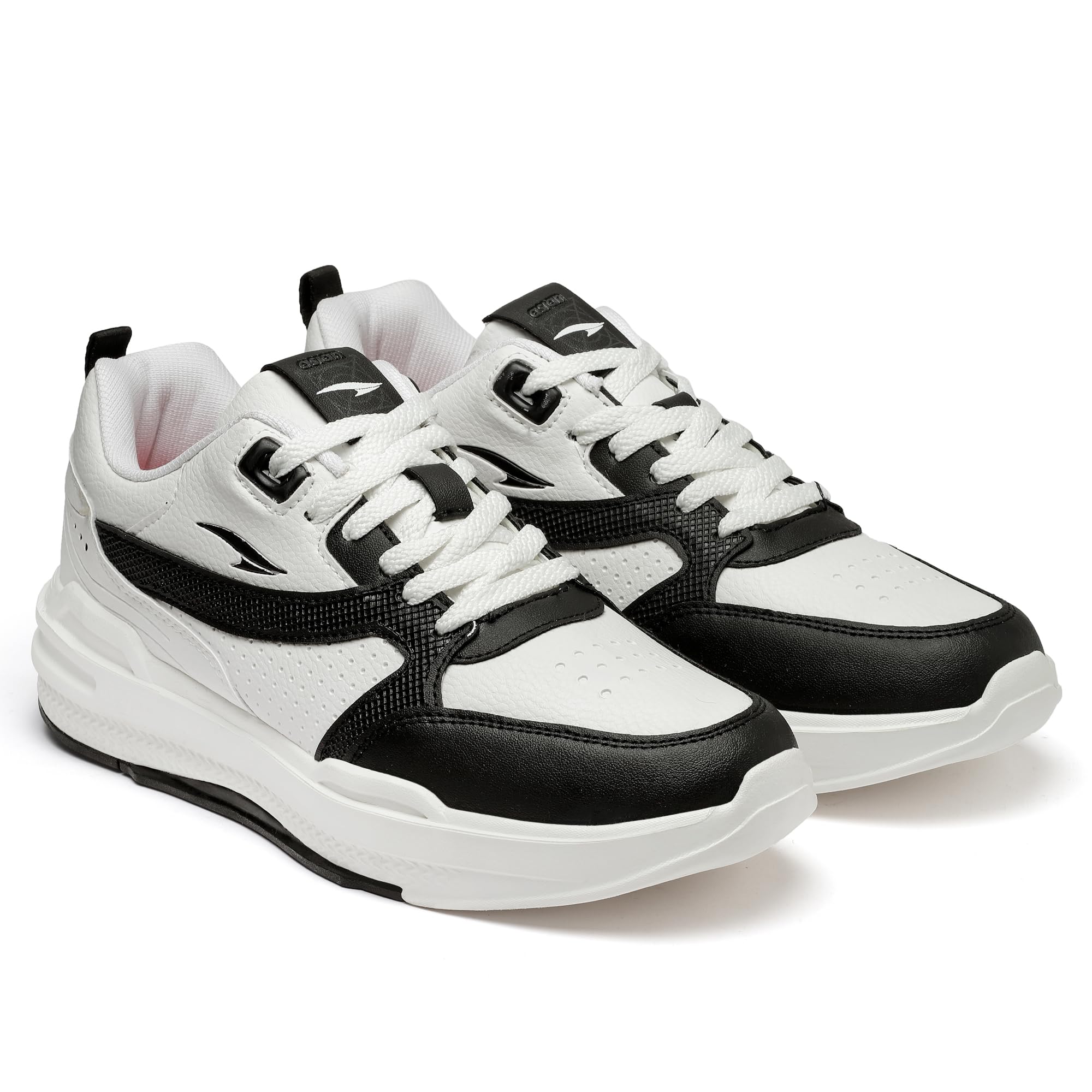 ASIAN Mens Casual Sneaker Shoes with Synthetic Upper Lightweight & Phylon Outsole with Memory Foam Insole Lace-Up Shoes Mens Urban-03 White Black (B0CTG43DPX) Amazon Price History, Amazon Price Tracker