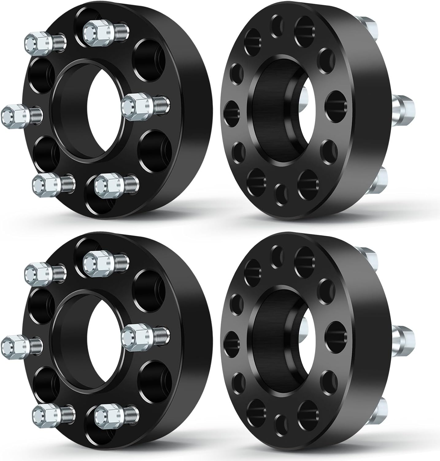 OCPTY 4PCS 6x5 to 6x5 Wheel Spacers 1.5" Wheel Adapters 12x1.5 Studs 78.1mm Center fit for 2003-2006 for Chevrolet for SSR / 2002-2009 for Chevrolet for Trailblazer / 2002-2009 for GMC for Envoy