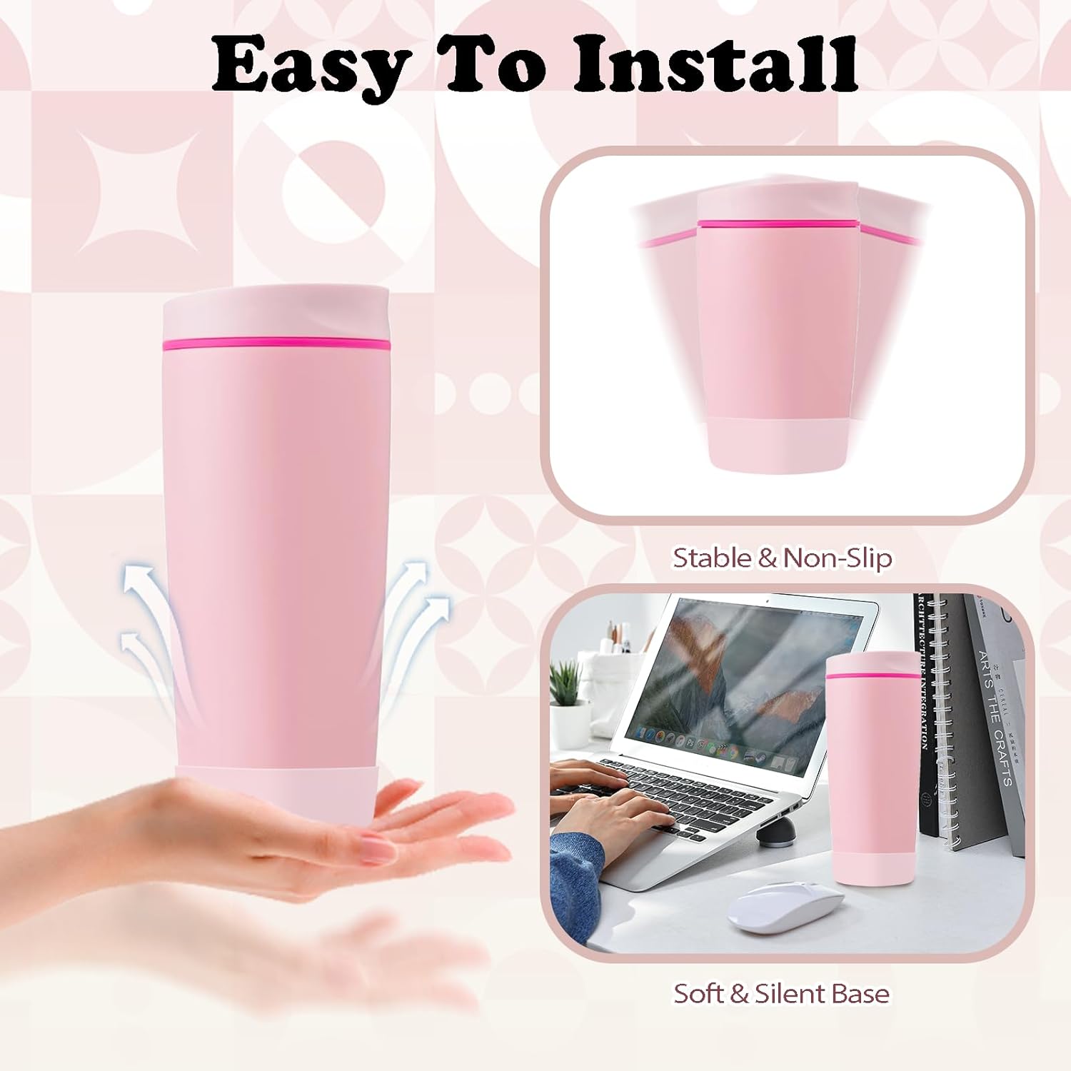 2pcs Silicone Boot for Owala SmoothSip Slider Coffee Tumbler 20oz 12oz, Anti-Slip Sleeve for Travel Coffee Mug, Protective Accessories for Owala BPA Free - Image 3