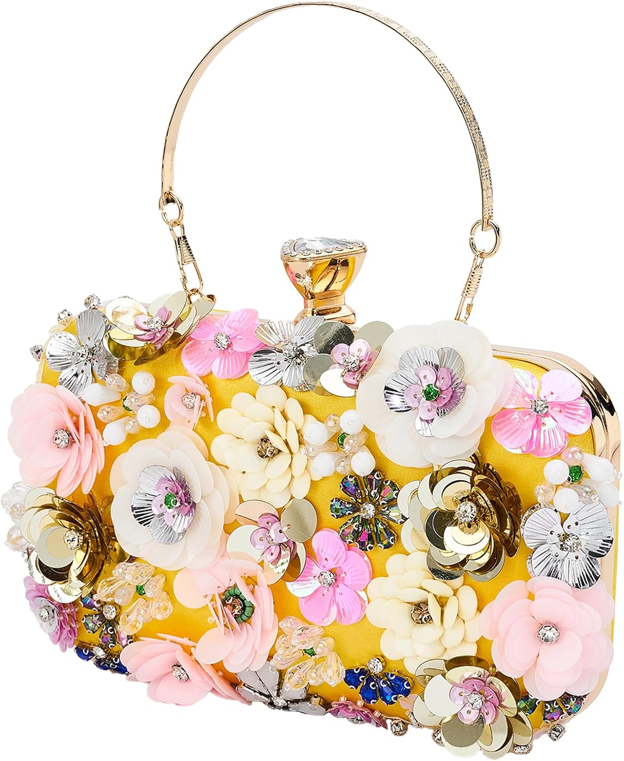 Clutch purses for Women Evening Purses for Women Beaded Purses Wedding Clutch Cocktail Party Prom Purse Dressy Handbags - Image 4