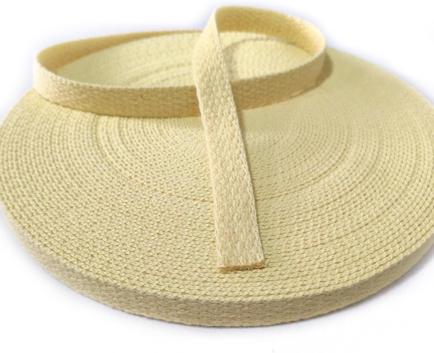 Fire Props Maker Material Flow Juggling Art Sideshow Performer Poi Fire Sword 3/4'' Aramid Webbing 19 * 3mm Pure Kevlar Wick - Length 98 Ft.