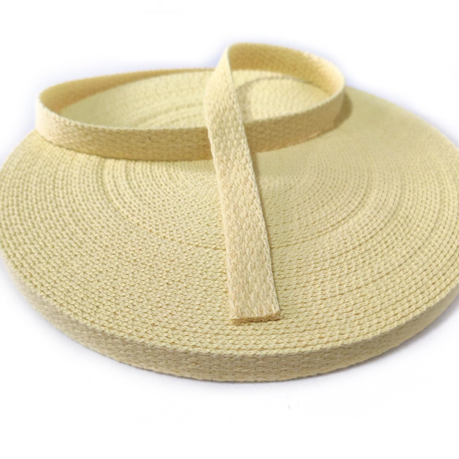 Fire Props Maker Material Flow Juggling Art Sideshow Performer Fire Poi Fire Sword 3/4 '' Aramid Webbing 19 * 3 mm Pure Kevlar Wick - Lunghezza 2,9 m.