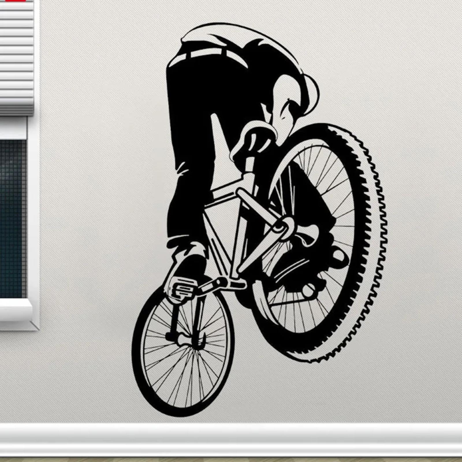 WEIMEIJIE Off-Road Bike Stickers, Freestyle Vinyl, Kids, Boys, Teens, Sports, Room Art Decals