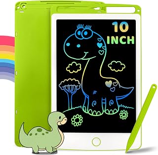 Richgv LCD Writing Tablet, 10-inch Colorful Kids Writing Tablet Doodle Board, Digital Screen Drawing Board with Memory Lock for Kids and Adults Writing & Drawing at Home, School and Office