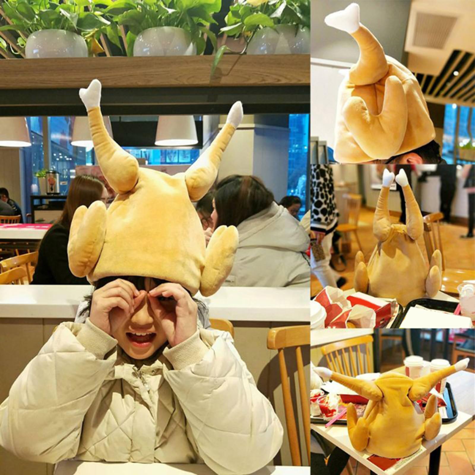 Produktbild von Lustiger Truthahn-Hut | Thanksgiving-Cosplay-Kopfbedeckung, Festlicher