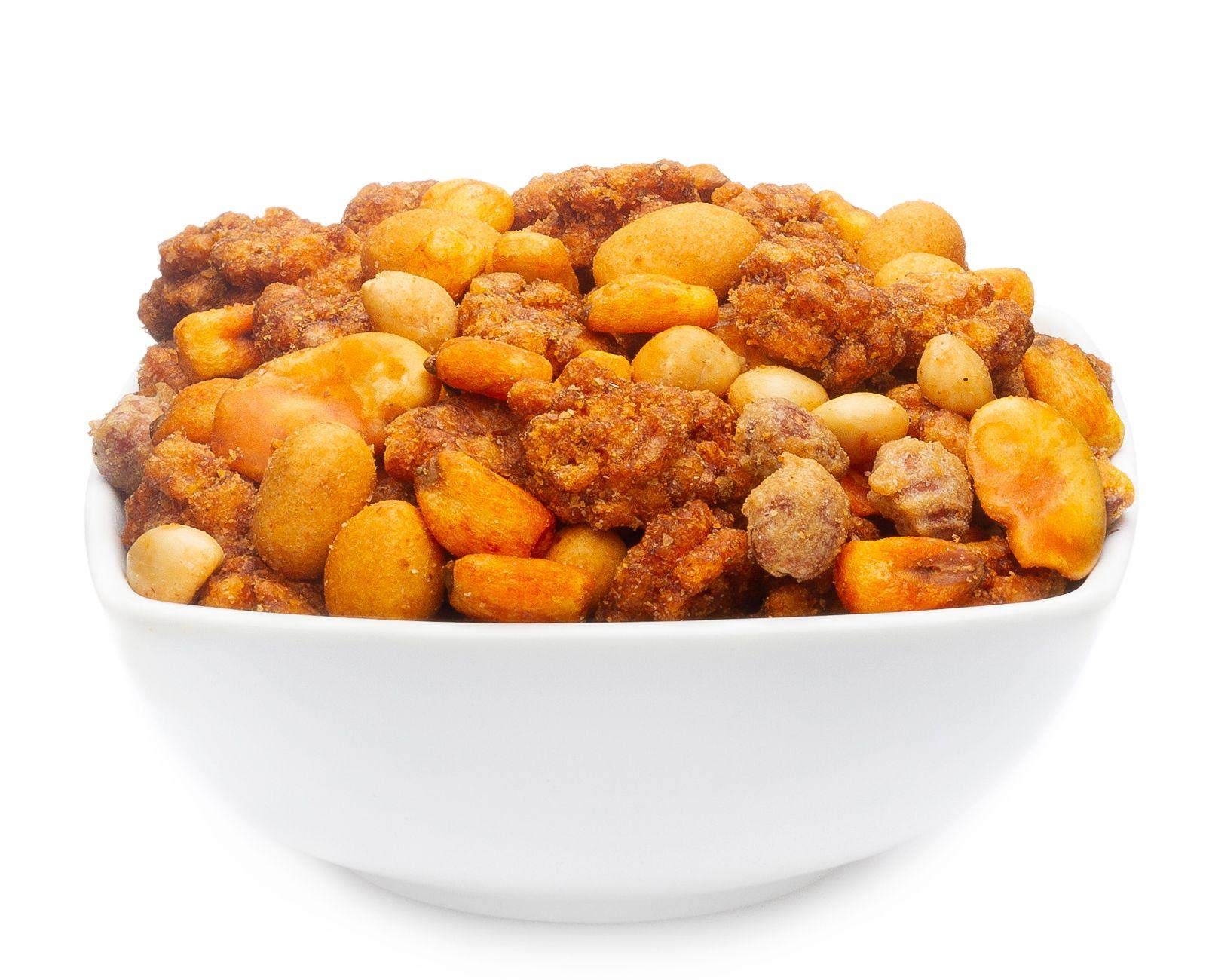 1 x 2.5kg Snackmischung Belros Smokey BBQ mit Reiscracker würzig vegetarisch 15 % Protein