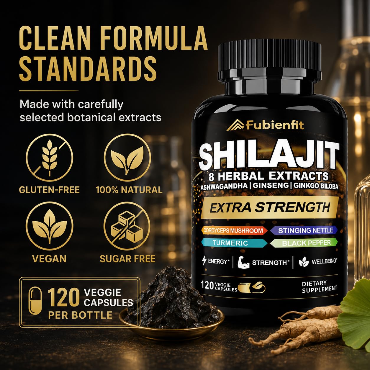 Shilajit Capsules for Men with Ashwagandha for Energy & Stamina Support — Amazon image 5
