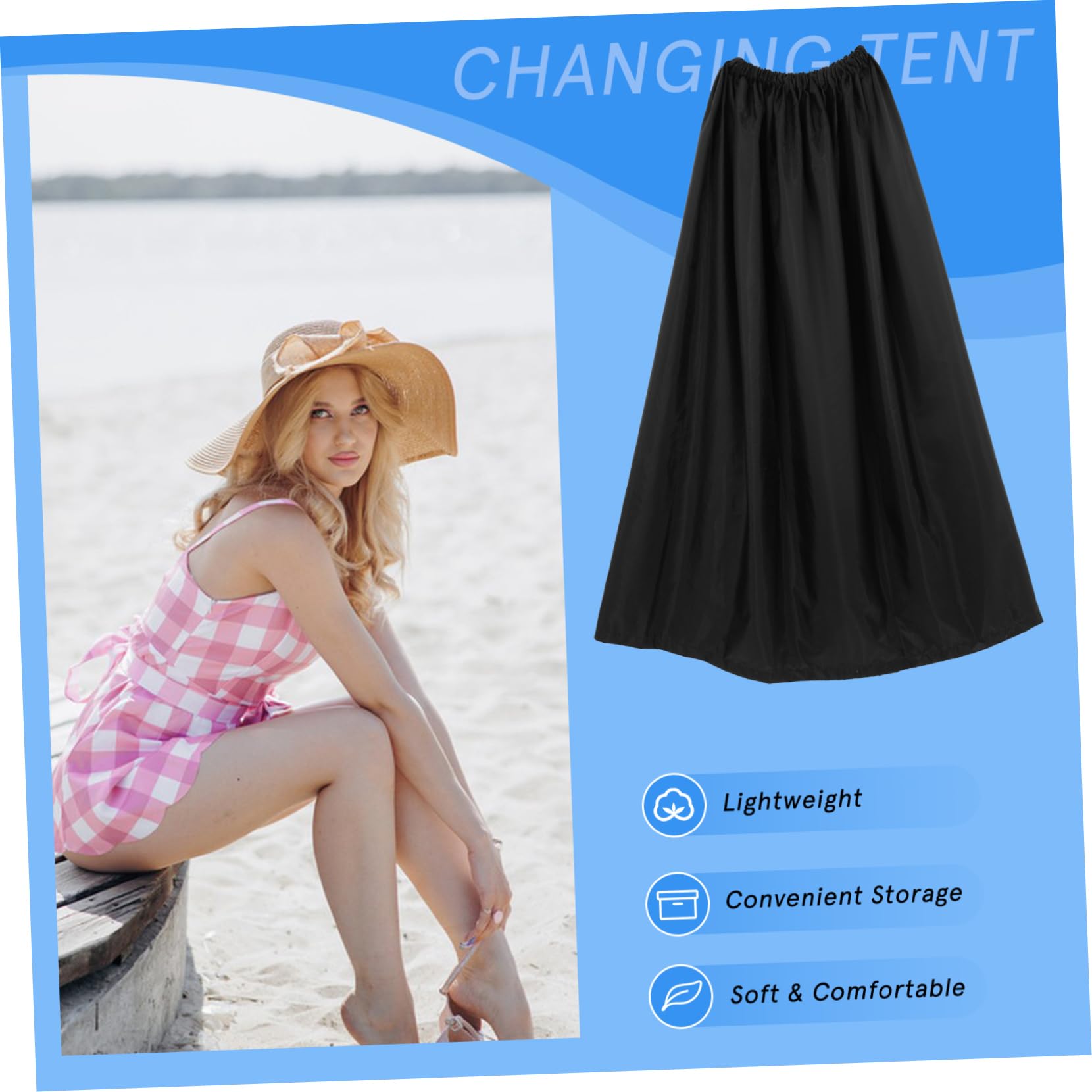 NAMOARLY Instant Dressing Cover Ups Portable Changing Tent Privacy Tent for Outdoor Activities Random
