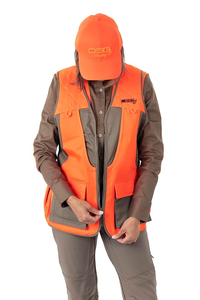 トップス AT-DIRTY GAME VEST DSG Outerwear Women's Upland Hunting Vest 2.0 - Grey/Blaze