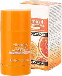 Underarm Whitening Balm, Underarm Cream, Intimate Skin Cream, Odor Removal Dark Spots Corrector, for Armpit, Elbows, Knees, Inner Thigh, Private Areas, 1.4OZ