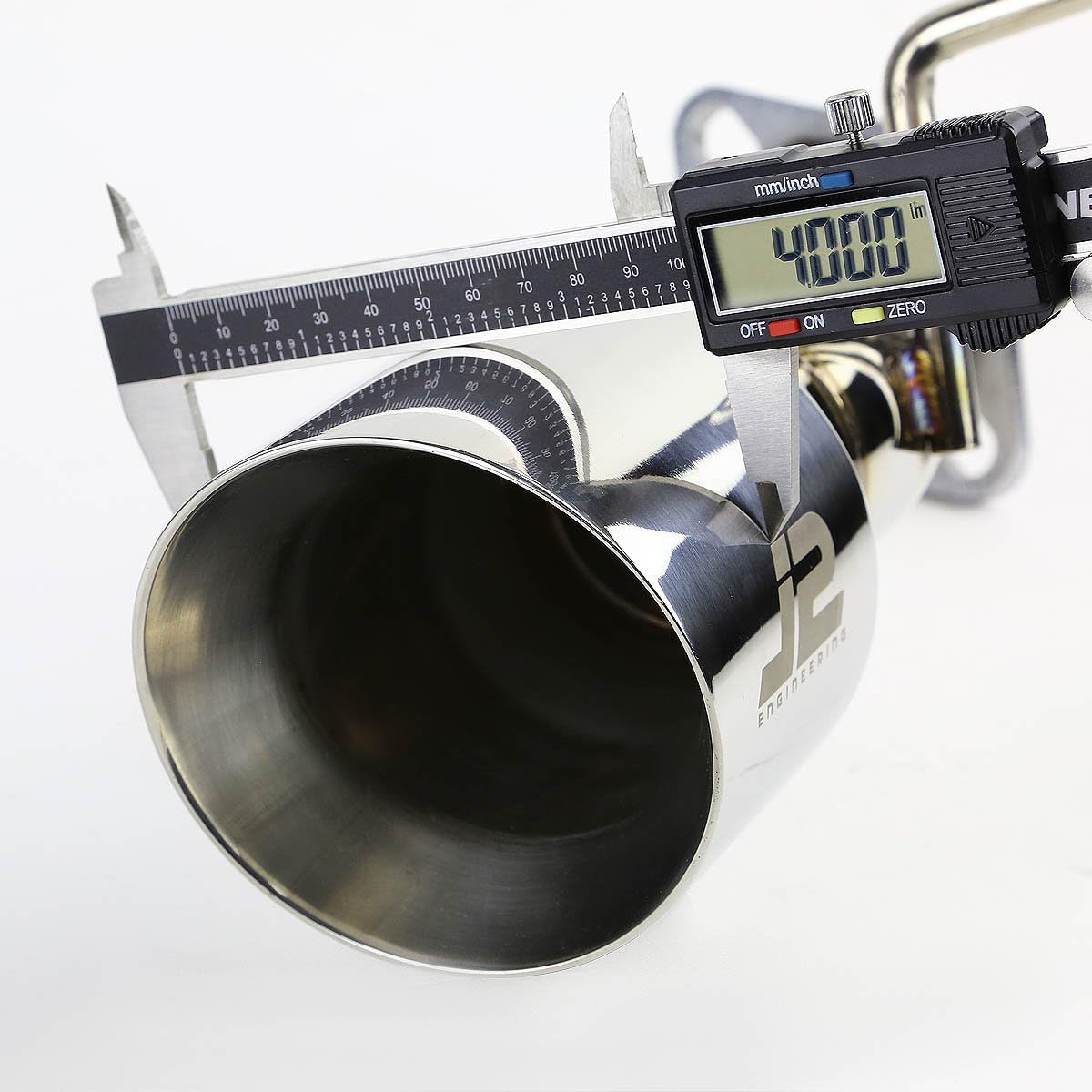 Auto Dynasty J2 Engineering 4 Inches Round Muffler Double Walled Tip Axle Back Catback Performance Exhaust System For Scion FR-S Subaru BRZ Toyota 86 13-21, Driver Left Side, Stainless Steel