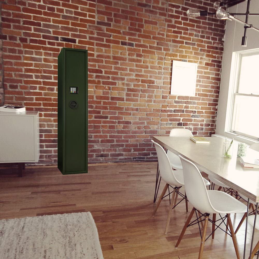 Profirst Rock 5 armoire à armes verte à serrure électronique