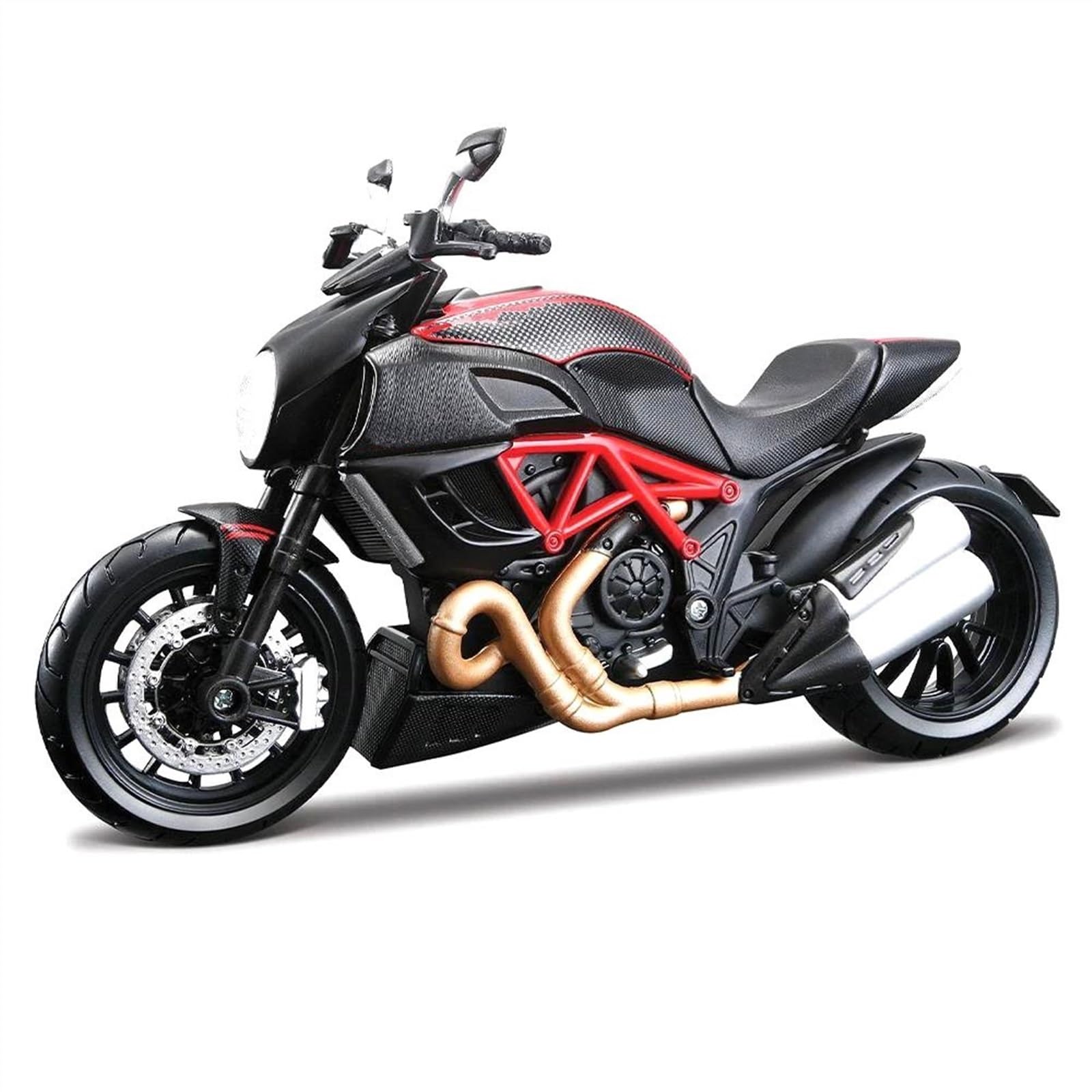 Modello di Moto per Ducati Diavel Carbon 1/12 Modello di Moto Die Cast Veicoli da Collezione Hobby Giocattoli Regalo di Compleanno