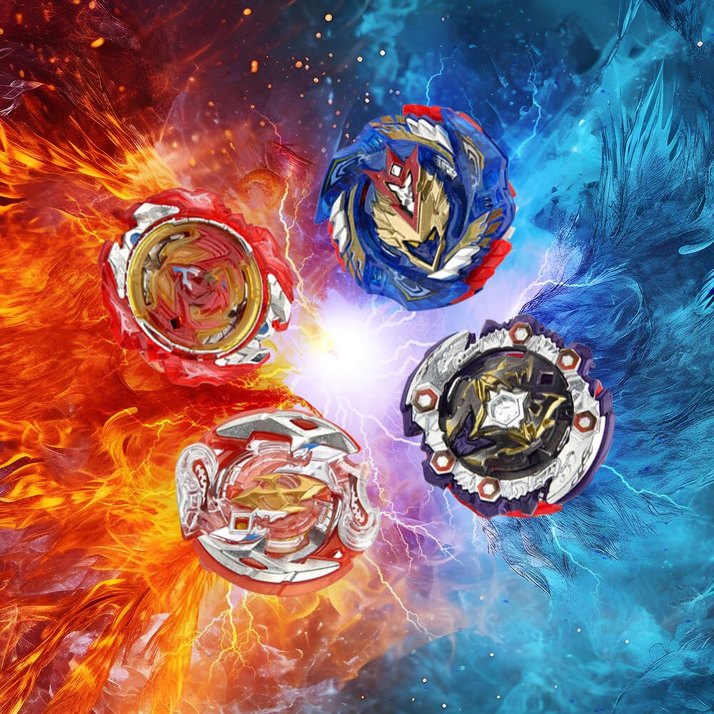 Bey Burst Turbo Blade Set – Lame de combat Métal Fusion 12 en 1 – Sac à main inclus Bey Burst Turbo Blade Set – Lame de combat Métal Fusion 12 en 1 – Sac à main inclus