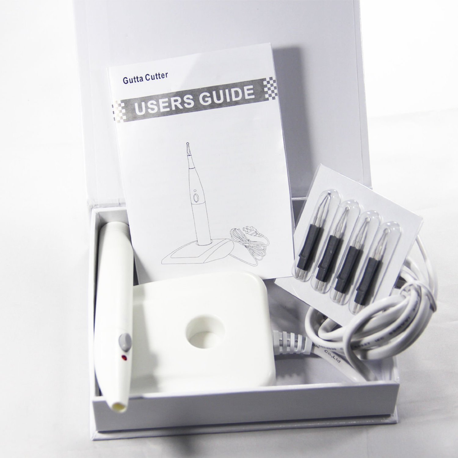 Dental Guttapercha Tooth Zahnfleischschneider Endo Gutta Cutter & 4 Tipps