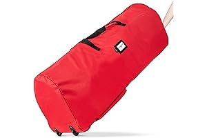 Handy Laundry Rolling Storage Bag: Optimum Christmas Tree Storage Space