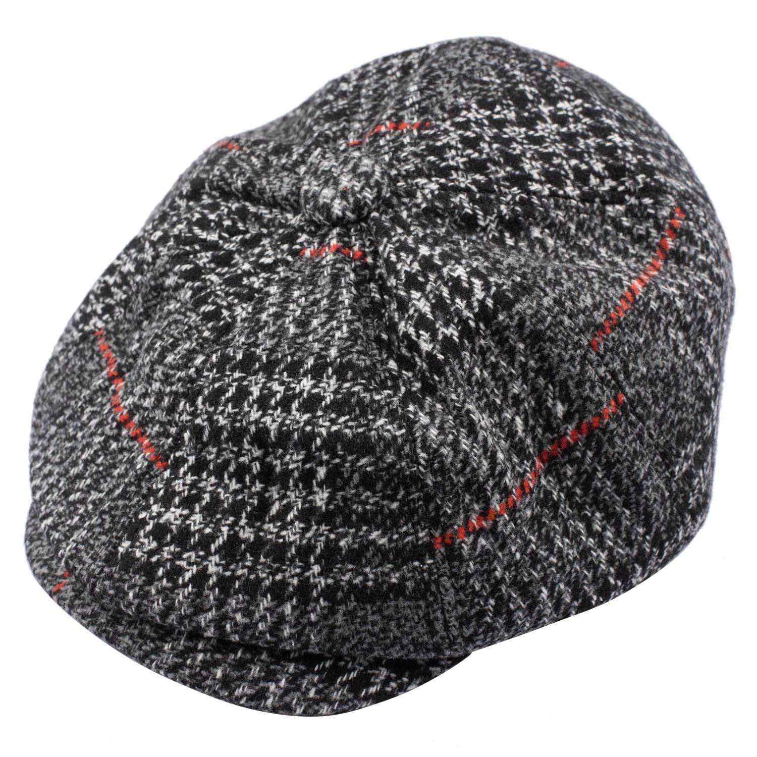 Sponsored Ad - Wool Flat Cap for Men & Women | Adjustable Vintage Newsboy Gatsby Hat for Casual, Travel, Outdoor | Free Size Herringbone Ivy Style Cap