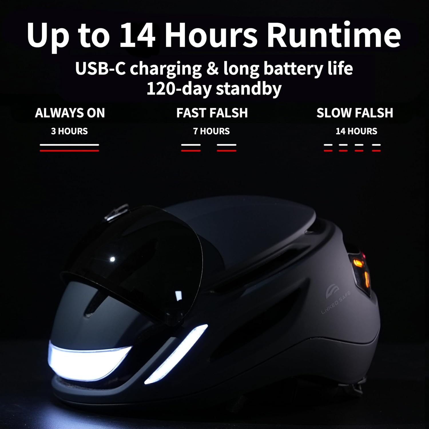 Ultra Smart Adult E-Bike Helmet, NTA8776 CPSC 1203 CE EN1078 Certified, Magnetic Visor, FIDLOCK Buckle, LED Turn Signals, Auto Brake & Fall Warning, IP65, Bluetooth Cycling Helmet