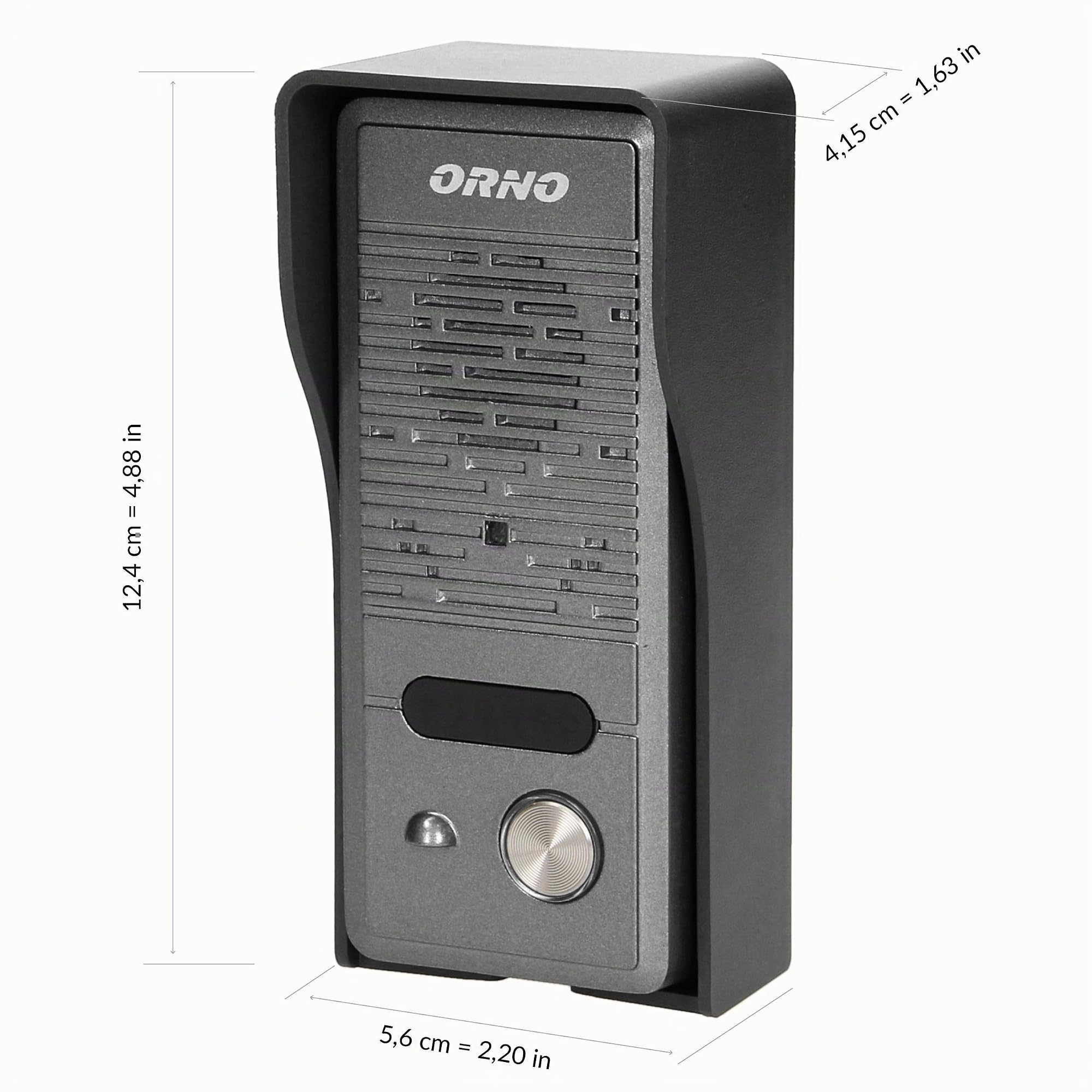 Orno Eluvio Portero Automatico - Interfonos para Casa - Intercomunicador Casa - Número de Hilos de la Placa de Calle: 4 (+2)