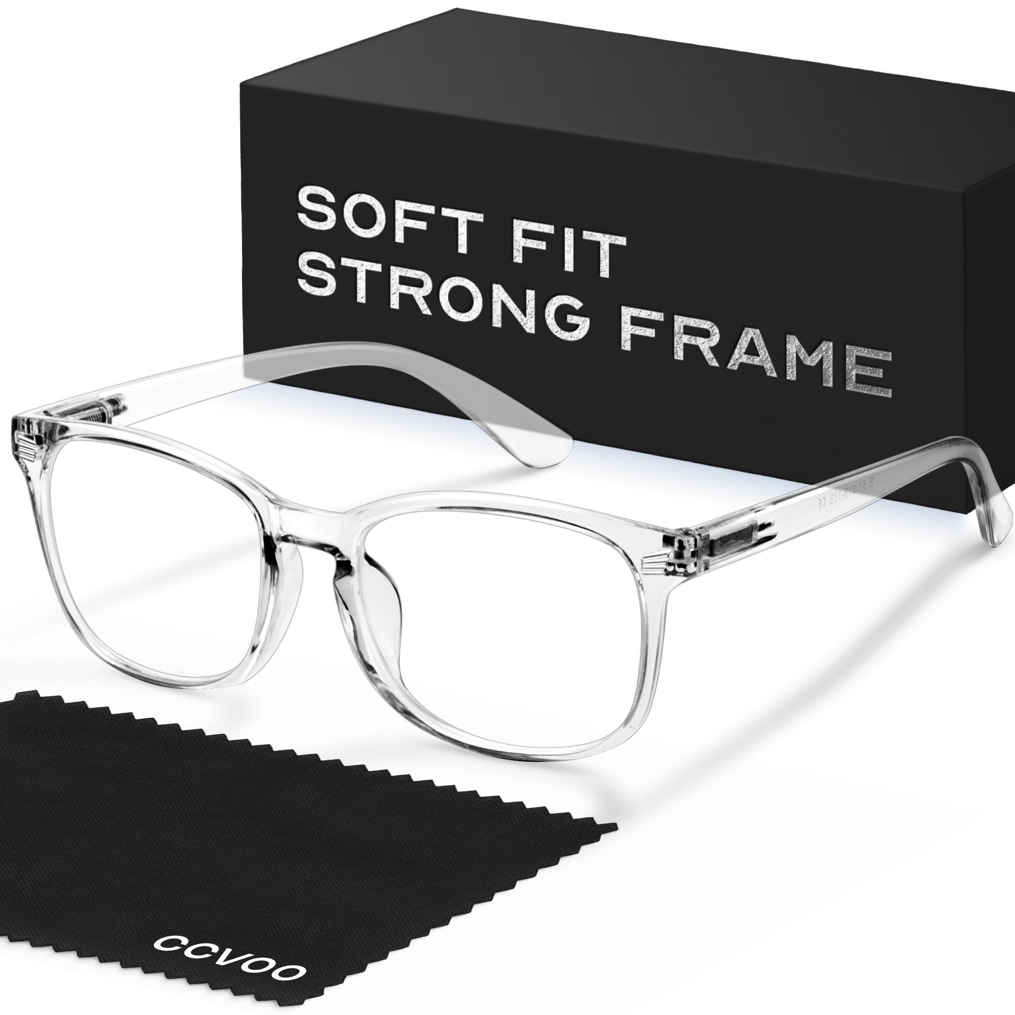 CCVOO Reading Glasses for Women/Men, Eyeglasses, Blue Light Readers for Women/Men, Computer Eye Glasses, Cheaters