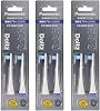 Panasonic EW0800-W Replacement Brush, Doltz Extra Fine Bristle Brush, Compact, 2-piece Set, Set of 3 Total of 6