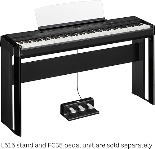 Miniatura 49 de Yamaha P45B - Piano digital con pedal de sostenido y fuente de alimentación (88 teclas contrapesadas)