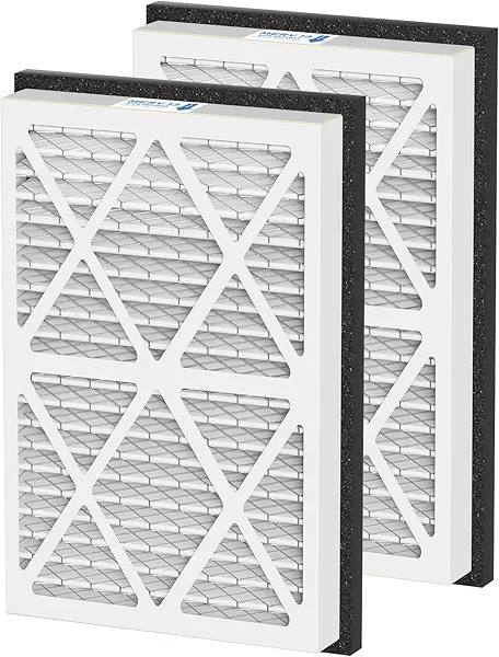 20x30x3 MERV 13 Pleated Air Filters Replacement Compatible with Zephyr VGF Series 20x30x3 Whole Home Return Air Grille Filter, MERV13 Air Filtration System, 2 Pack