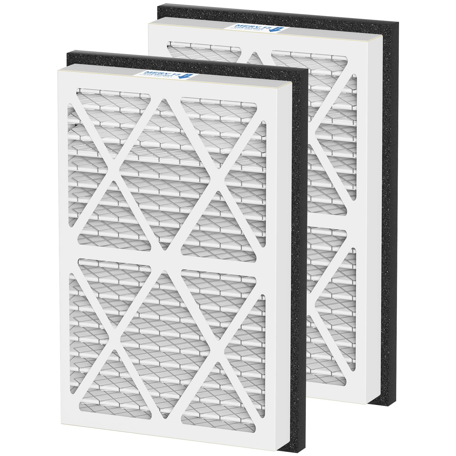20x30x3 MERV 13 Pleated Air Filters Replacement Compatible with Zephyr VGF Series 20x30x3 Whole Home Return Air Grille Filter, MERV13 Air Filtration System, 2 Pack
