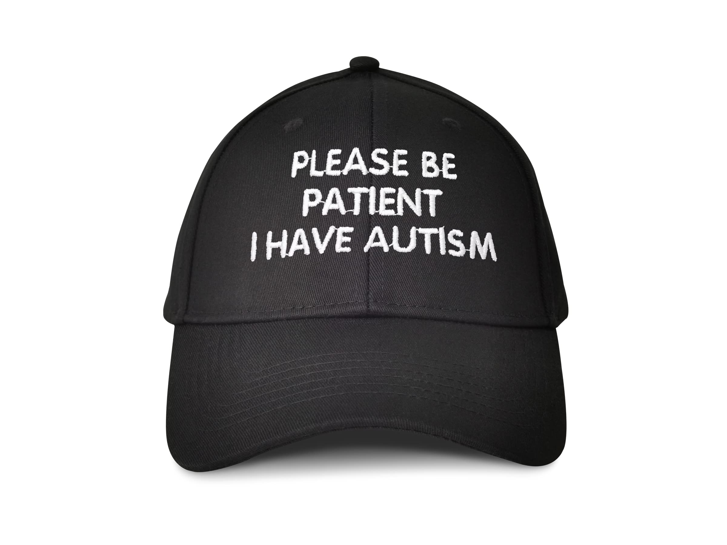 Hepandy Please Be Patient I Have Autism Embroidered Men Women Baseball Cap