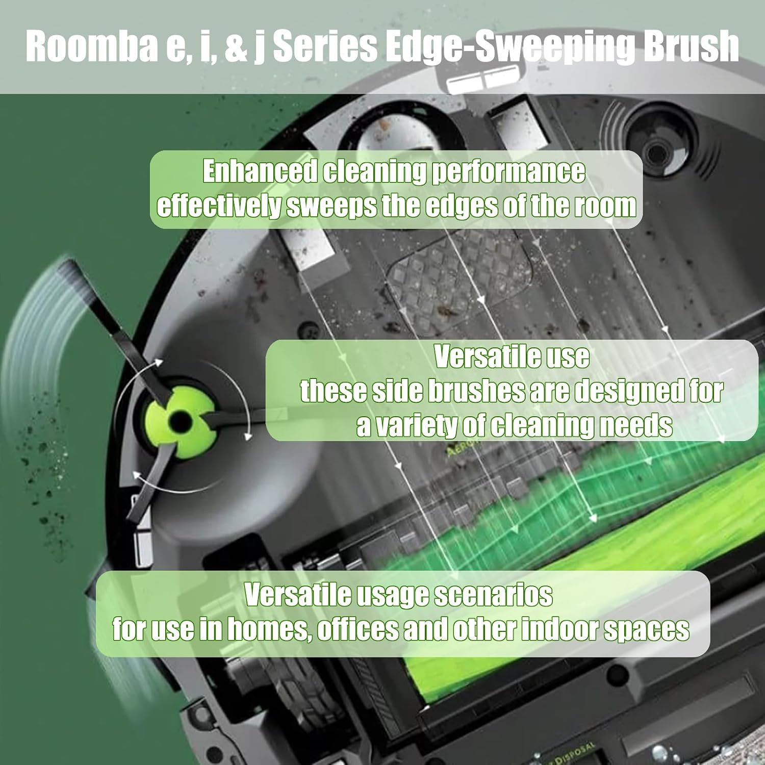 Replacement Parts Compatible for roomba I, E & J Series i1 i1+ i3 i3+ i4 i4+ i5 i5+ i7 i7+ i8+ j5 j5+ j7 j7+ j8 j8+ j9+ E5, E6, E7 Robotic Vacuum Cleaners