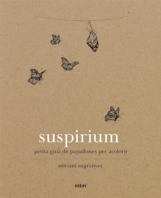 Portada de Suspirium: Petita Guia de Papallones per Acolorir