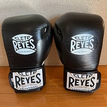 CLETO REYES ボクシンググローブ 8オンスPROFESSIONAL 黒 Reyes（ボクシング用品） REYES レイジェス グローブ ボクシング