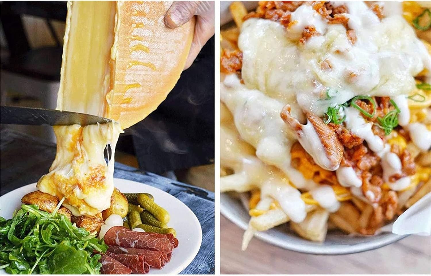 Raclette Cheese Melter, Electric Commercial Cheese Melter with Rapid Heating & Adjustable Design for Half Cheese Wheel & Sliced Cheese, Ideal for Restaurant & Home Kitchen Use