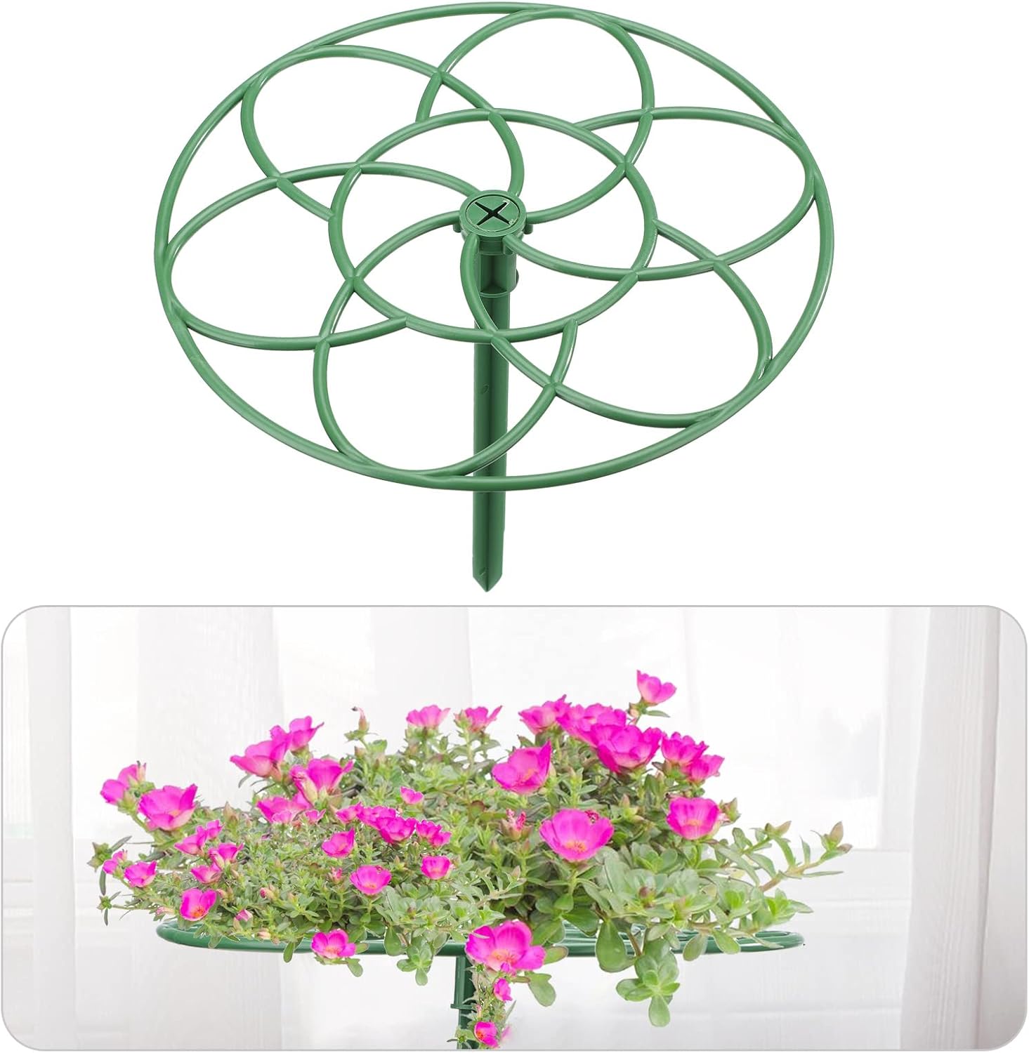 6 PCS Strawberry Supports,Strawberry Plant Support Frame,Strawberry Growing Racks,Plastic Flower Stand Fruit Vegetable Rack for Better Growing