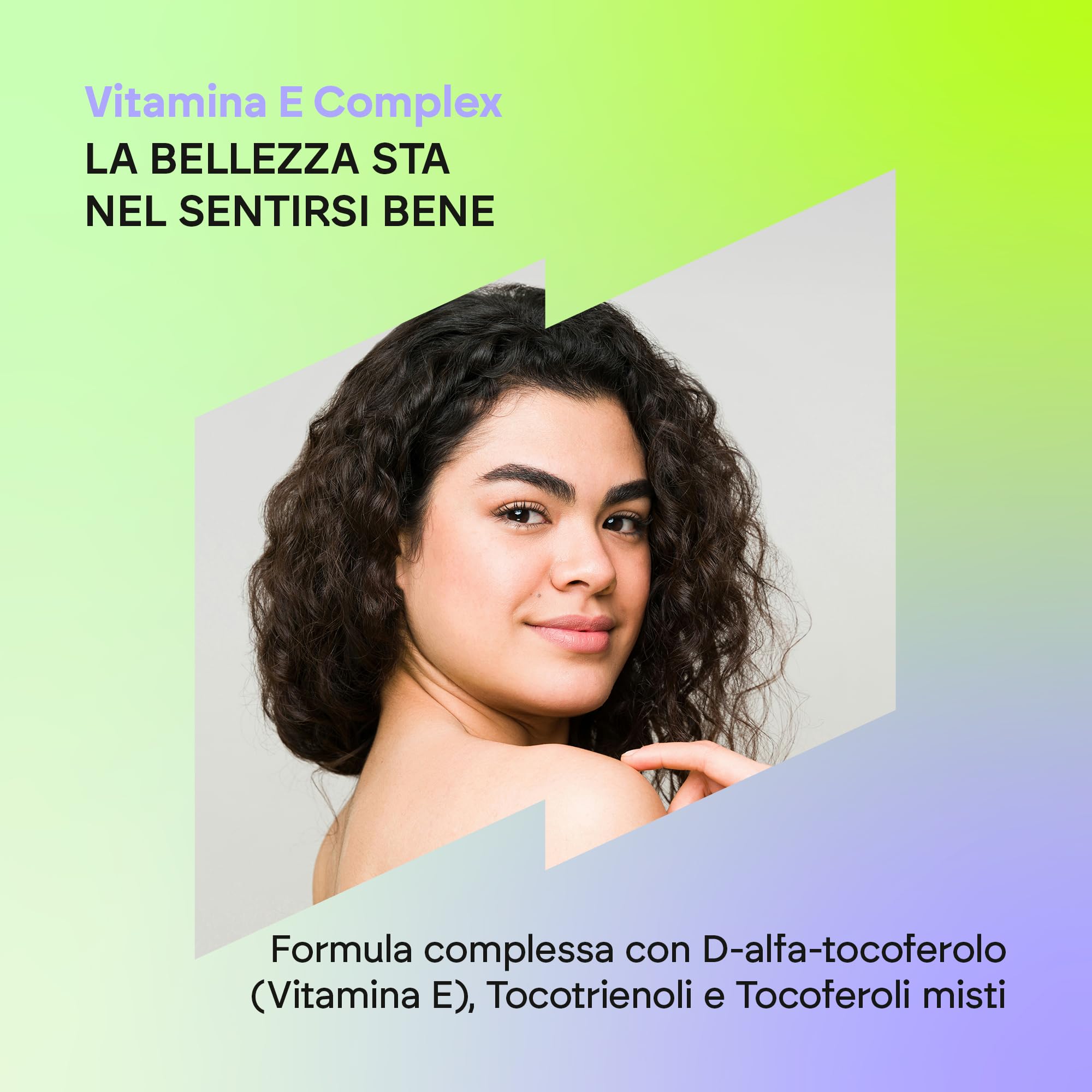 Vitamina E - Antiossidante - Tocoferolo + Tocotrienolo - Protezione delle Cellulle dallo Stress Ossidativo - 60 Softgels Vitamin E Complex Nutralie