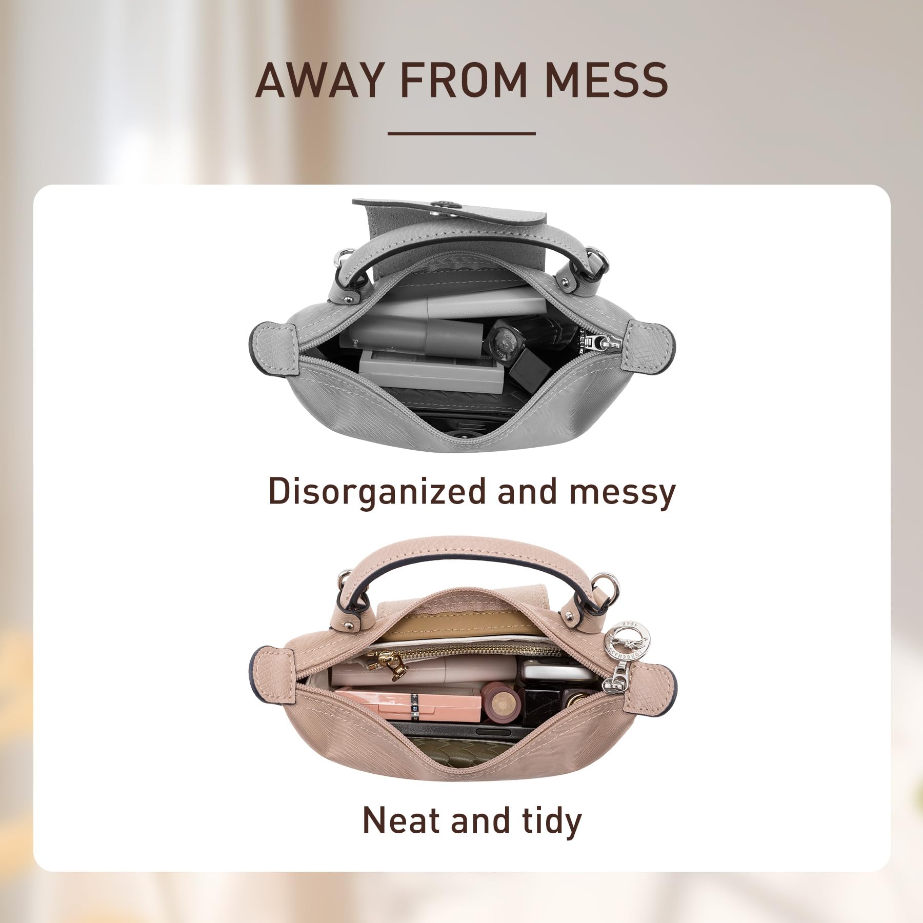 Amazon.com: Doxo Mini Purse Organizer Insert for Longchamp-Le