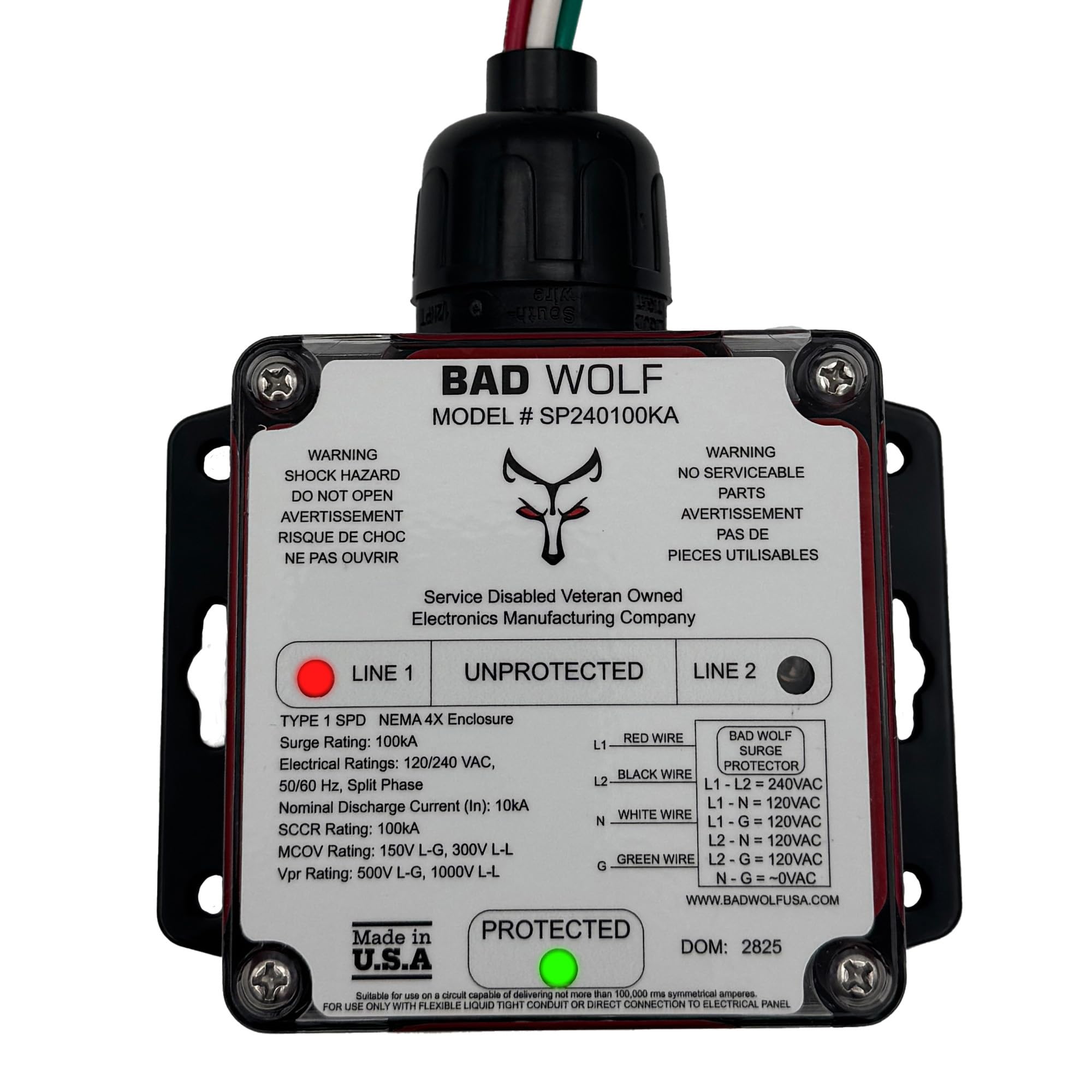 Whole House Surge Protector For Lightning, EMP, Solar Flare, CME
