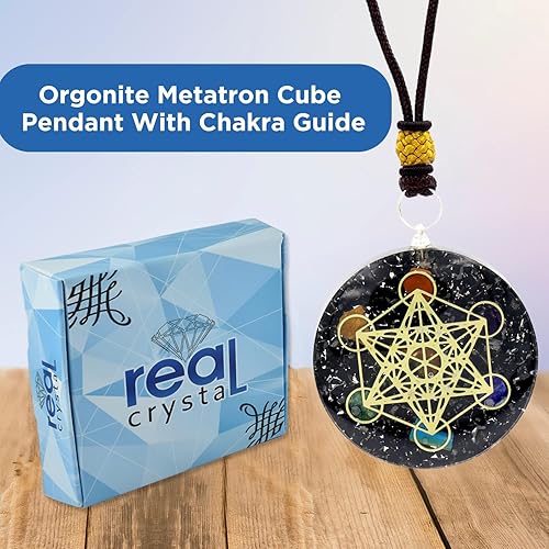 Miniatura 3 de Real Crystal Orgone Energy Healing Pendant - Orgonite Tear Drop Pendant For Protection - Pychic Healing - Boost Confidence - Christmas Gift