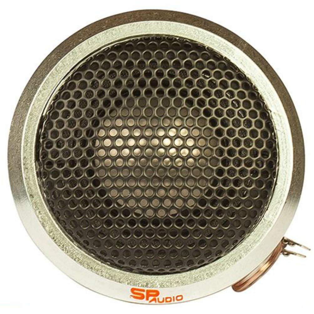 SP AUDIO 2 SP TW-14 Tweeter 2,2" 5,50 cm 55 mm diámetro 120 vatios rms y 240 vatios MAX 4 ohmios de Aluminio Profundidad Reducida de 1,00 cm, el par