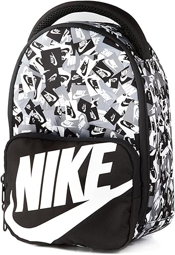 Nike Bolsa de almuerzo clásica con paquete de combustible, color negro con gris, talla única