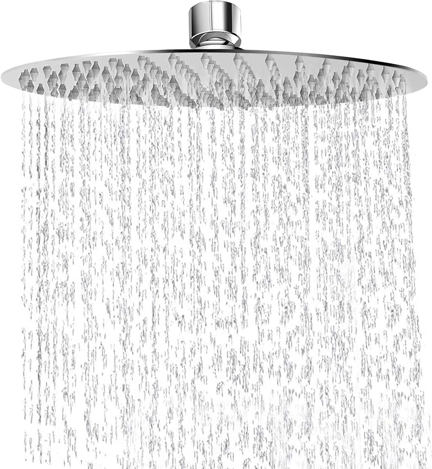 Rain Shower Head, WOOPHEN 12 Inch 304 Stainless Steel Rainfall