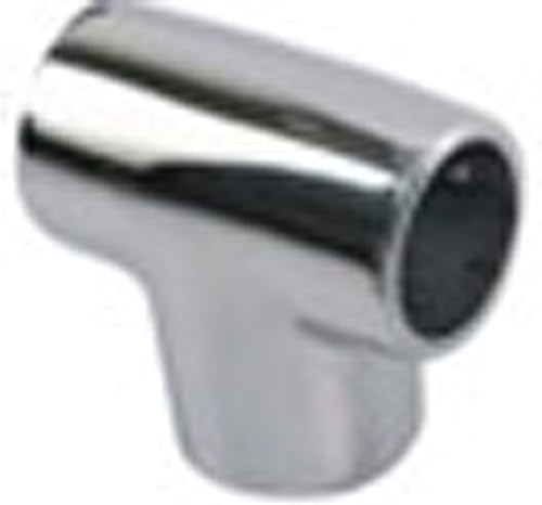 Sea-Dog 290900-1 Camiseta universal de acero inoxidable para barandilla - 90, tubo de 78" diámetro exterior, negro