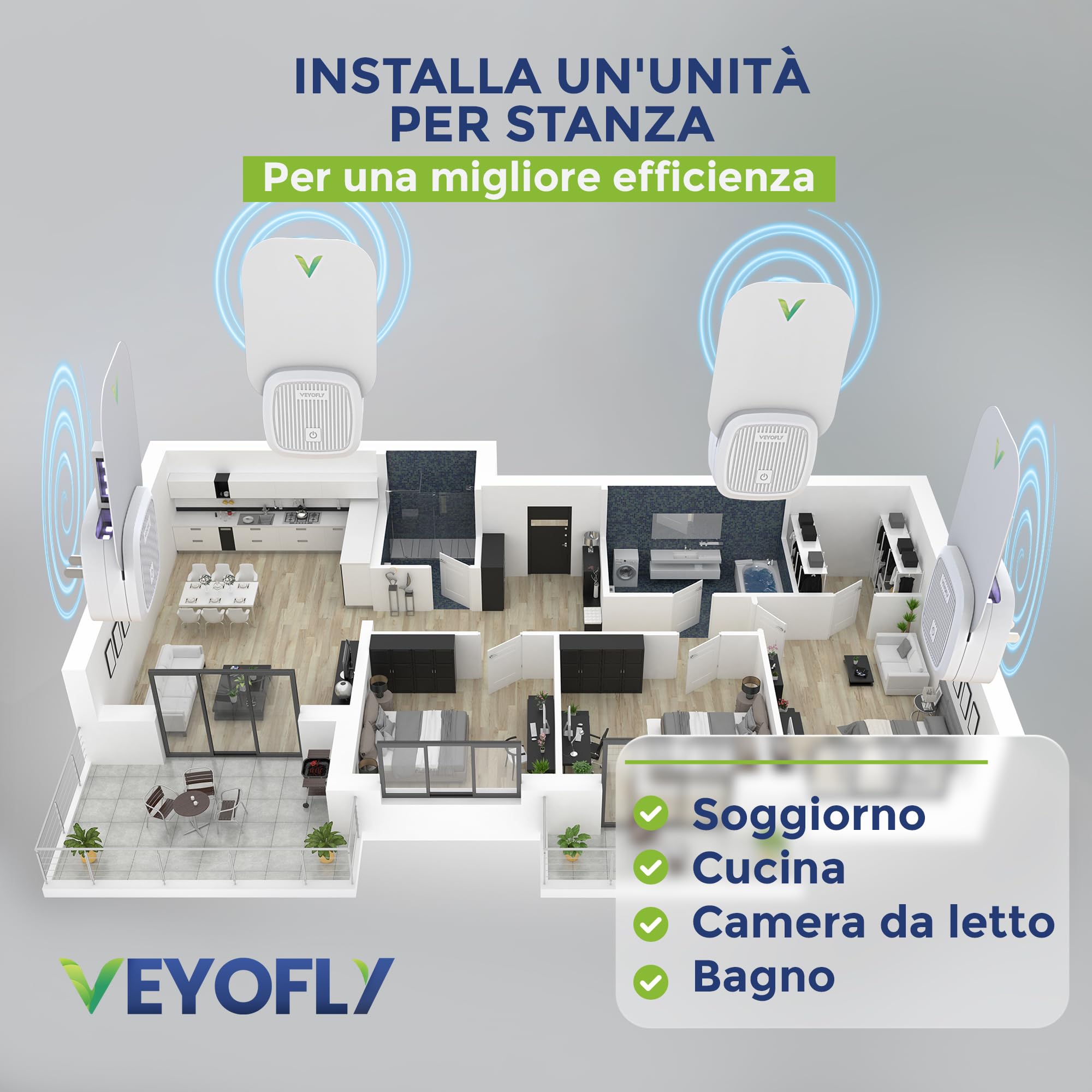 VEYOFLY Ricariche per Trappola Insetti Volanti, Cattura Insetti, Trappola Mosche da Interno, Casa Sicura, Trappole per Moscerini da Interno, Uccisore di Zanzare, Uccisore di Insetti (Pacco da 10)