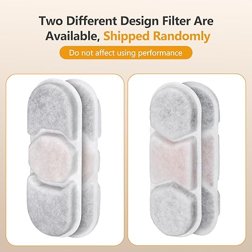 Miniatura 3 de DYSJ01 - Paquete de 8 filtros de repuesto para fuente de agua para perros grandes de acero inoxidable de 12L3.2 galones, dispensador de agua para