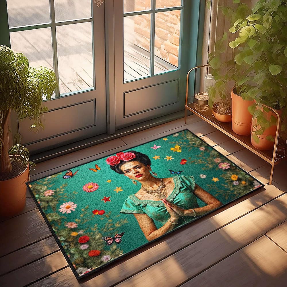 Tapis rétro pour résoudre le manque de couleur de votre paillasson extérieur de jardin