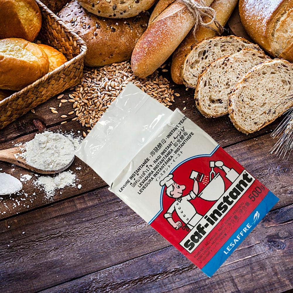 Levure de panaderos 500 G – Suministros de cocina de elevación seca activa de alta tolerancia a la glucosa