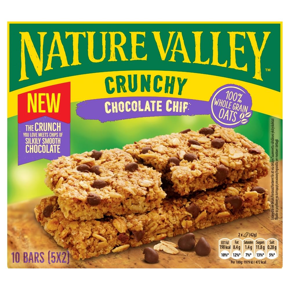 Nature Valley Crunchy Chocolate Chip Bars 25 x 42g