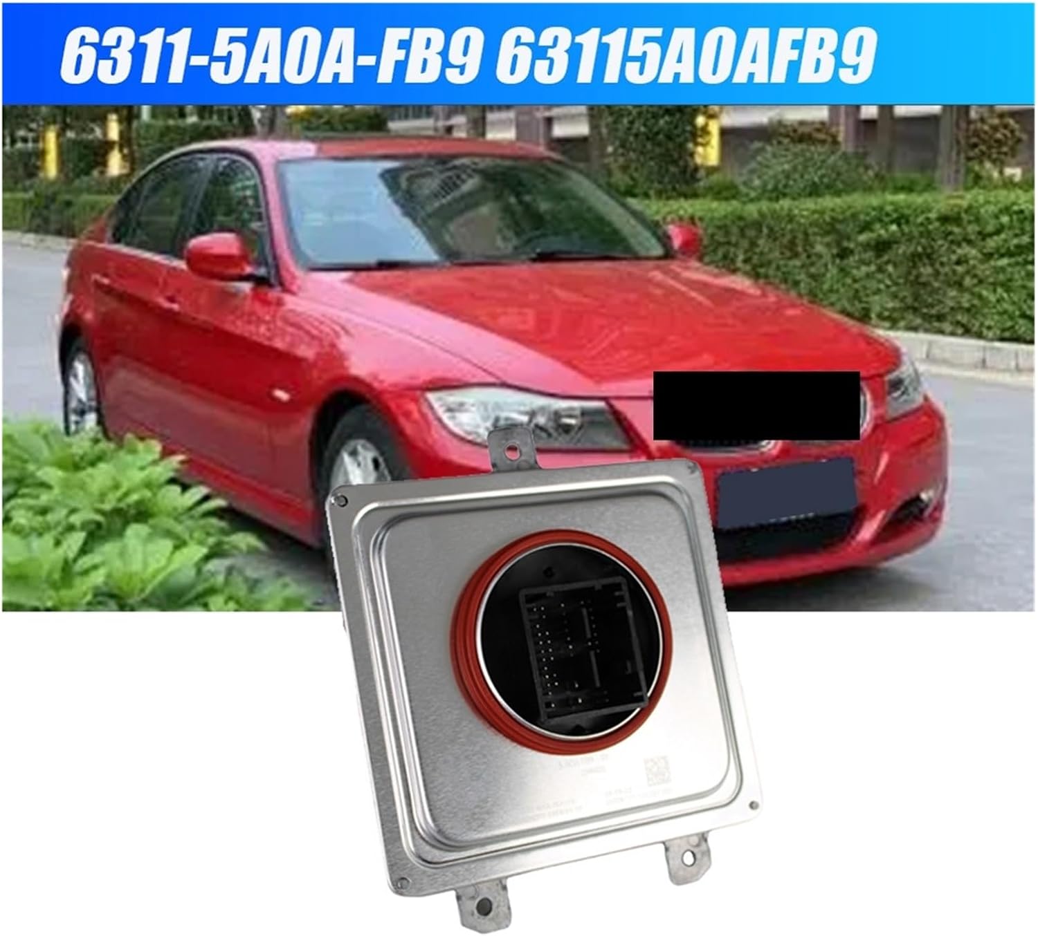 Car LED Headlight Electronics Control Unit 6311-5A0A-FB9 Compatible with BMW X3 G01 G02 X4 LCI G30 Xenon Headlight Ballast Module